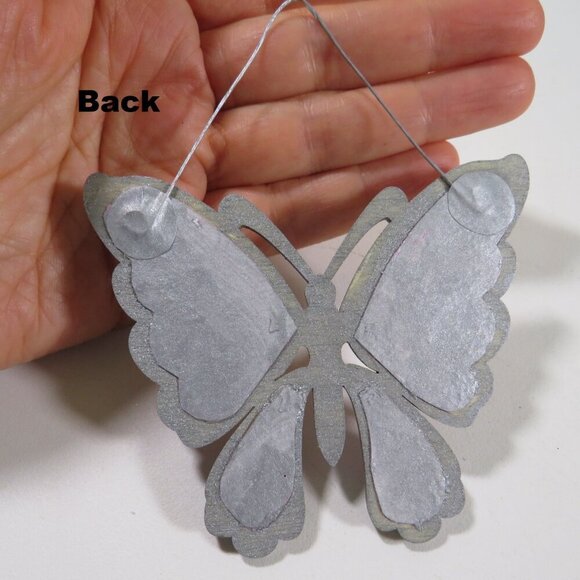 Butterfly Laser Cut Wooden Ornament Hangs - Picture 5 of 6